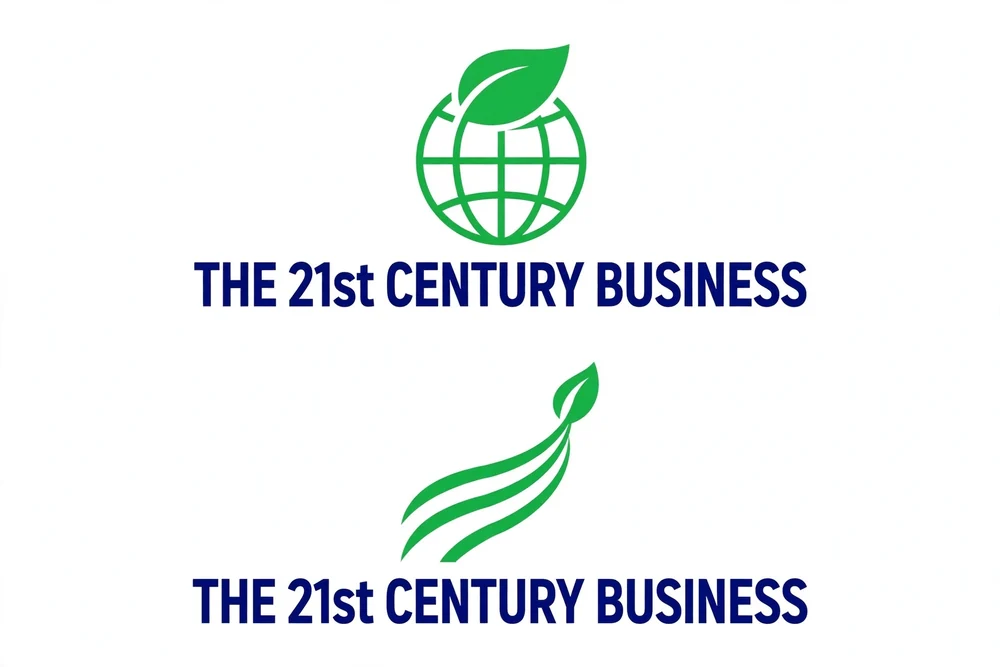 Logo design concepts for The 21st Century Business